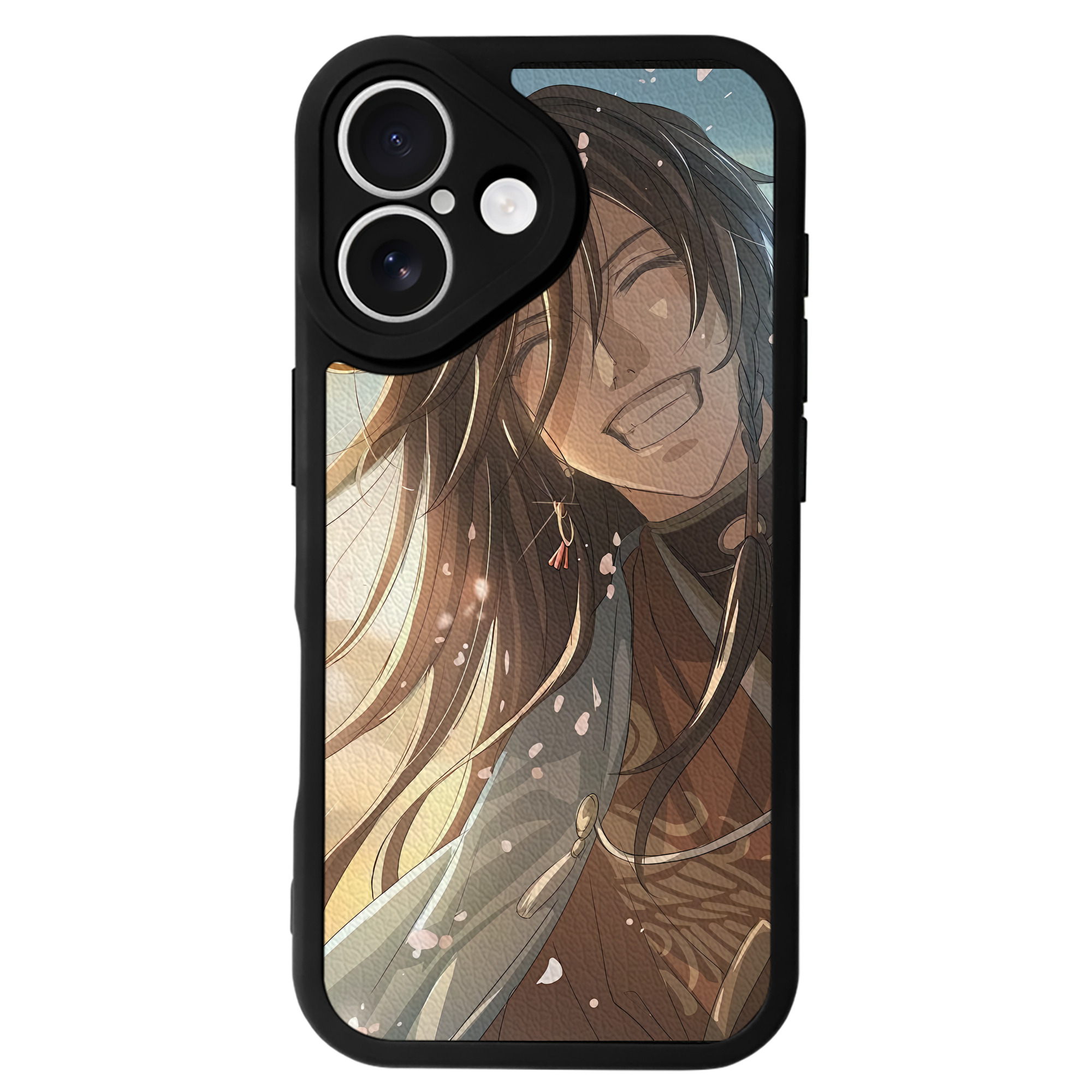 （画像用） 刀剣乱舞 Touken Ranbu 【iPhone 16シリーズ対応】シリコンスマホケース（レザー調） 材質：シリコン